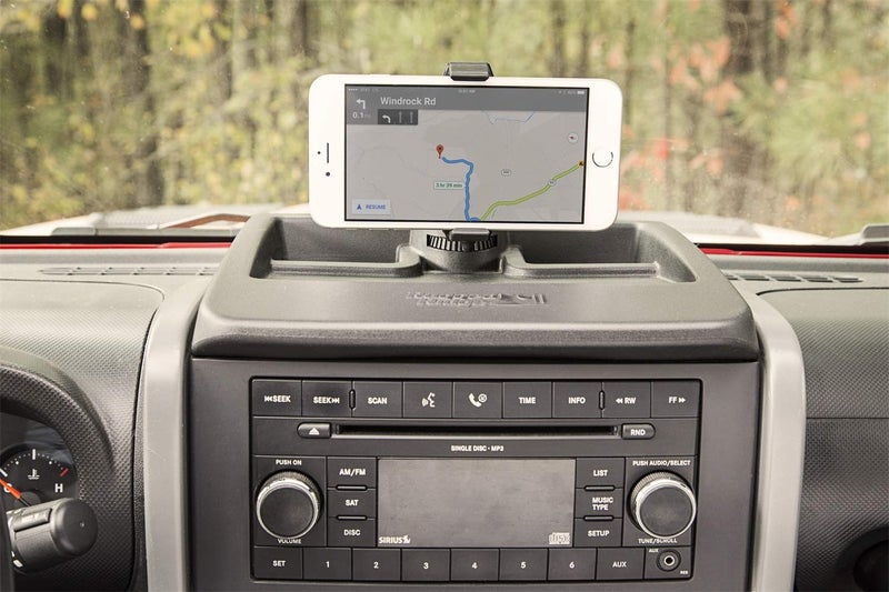 Rugged Ridge Dash Multi-Mount System for Jeep Wrangler JK | Thermoplastic Olefin (TPO), Black | 13551.12 | Fits 2007-2010 Jeep Wrangler JK - Image 5