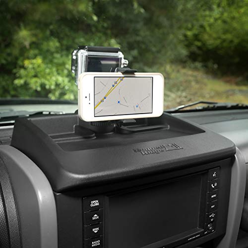 Rugged Ridge Dash Multi-Mount System for Jeep Wrangler JK | Thermoplastic Olefin (TPO), Black | 13551.12 | Fits 2007-2010 Jeep Wrangler JK - Image 4