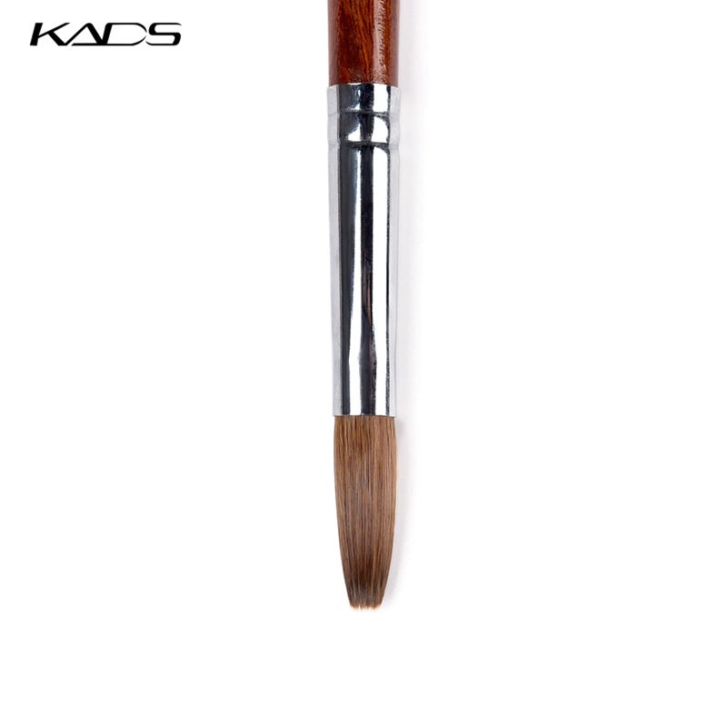 KADS Kolinsky Sable Acrylic Nail Art Brush Red Wood Pen Nail Brush for Nail Art Manicure Tool (16#) - Image 2