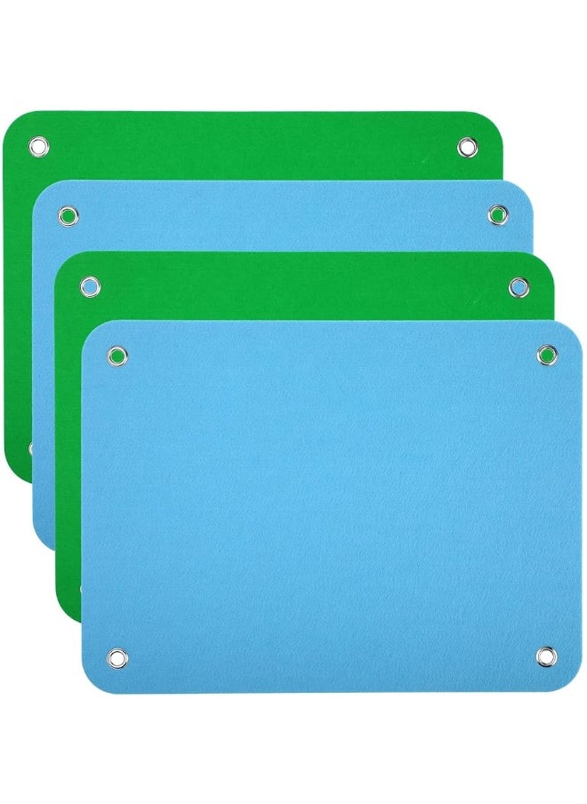 Yunsailing 4 Pieces Felt Board for Toddlers Classroom Flannel Board Stories for Preschool Homeschooling, Kids Felt Story Activity Wall Hanging Children Birthday Gifts, 11.8 x 15.75 Inch, 2 Colors  - Image 3