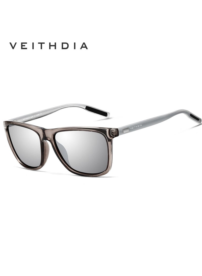 Veithdia Colorful Polarized UV Resistant Square Sunglasses - Image 1
