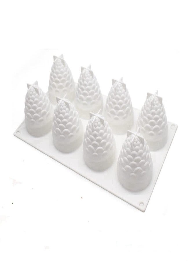 mostsom Silicone Mold Dessert Silicone Cake Mold For Baking Fondant Mould Fruit Shape Sugar Candy Jelly Bakeware Chocolates Mould (Pinecone B_11.68x6.84x3 inch) - Image 5