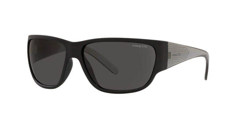 Arnette Men's AN4280 Wolflight Rectangular Sunglasses, Matte Black/Dark Grey, 63 mm - Image 1