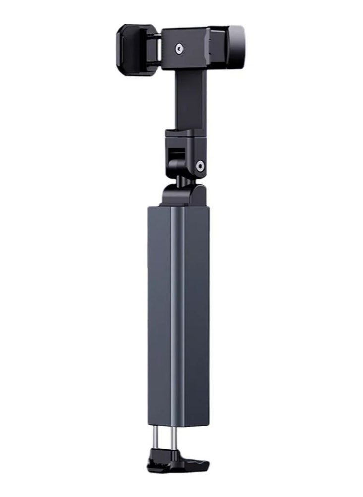 JAJEEK Airplane Phone Mount – Travel Essential 360° Rotation Foldable Pocket-Sized Stand for Airplane Seat Back, Tray Table, Car Back Seat & Trunk, Universal Holder for Hands-Free Viewing, Compact & Convenient, Adjustable Angle for Phones & Tablets - Image 1