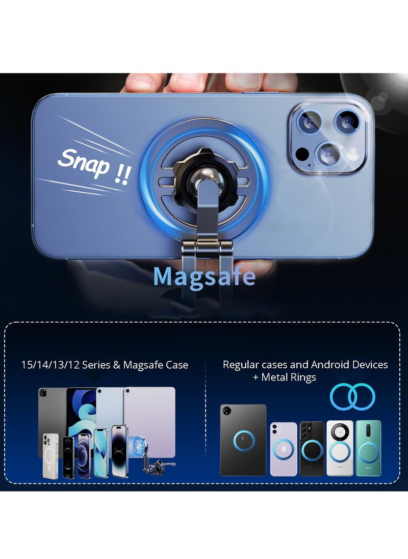 Generic - Super Strong Magnetic Car Phone Mount - 360° Rotating Air Vent Holder for Magsafe iPhone 15/14/13/12 Pro Max & All Smartphones - Image 1