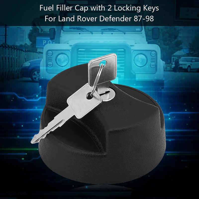 Car Fuel Filler Cap with 2 Locking Keys for Land Rover Defender 87-98 STC4072 - Image 4