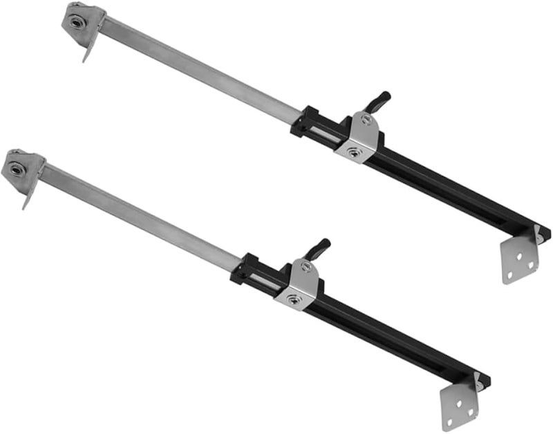 2 Pack White Window Security Bars Safety Locks Child Guard Latches Hardware - Image 1