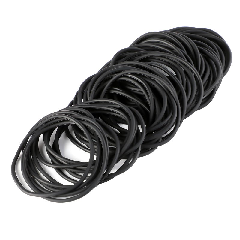 Senkary 30 Pieces Silicone Jelly Bracelets Stretchy 80s Black Rubber Bracelets Gummy Wristbands for Party Favors  Adults  Women  Kids  Girl - Image 3