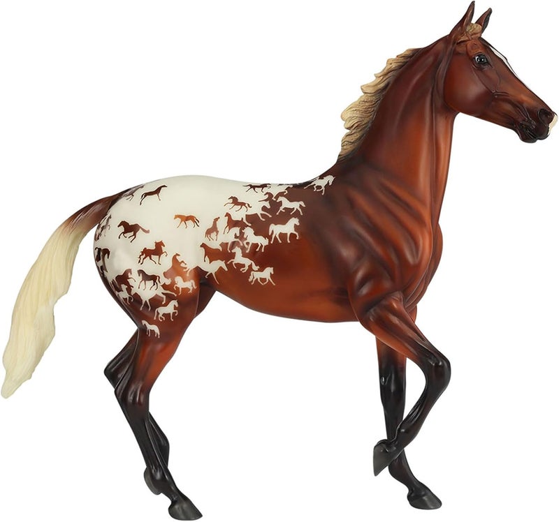 Breyer خيول بريير سلسلة تقليدية  ذكرى 75 لبريير  حصان رياضي  مجسم حصان لونسوم غلوري  115 ل × 85 هـ  نموذج BTR10320 - Image 1