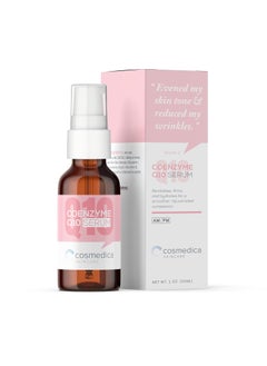Cosmedica Skincare Coenzyme Q10 Serum 1oz  Wrinkle Reduction Even Skin Tone Hydrating  Firming  CrueltyFree ParabenFree Vegan Antioxidant Rich Formula for Rejuvenated Complexion