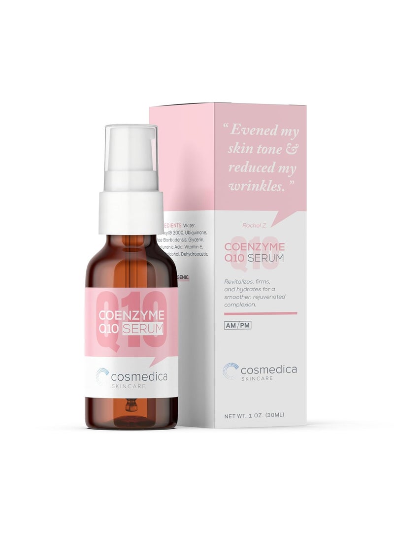 Cosmedica Skincare - Cosmedica Skincare Coenzyme Q10 Serum 1oz  Wrinkle Reduction Even Skin Tone Hydrating  Firming  CrueltyFree ParabenFree Vegan Antioxidant Rich Formula for Rejuvenated Complexion - Image 1