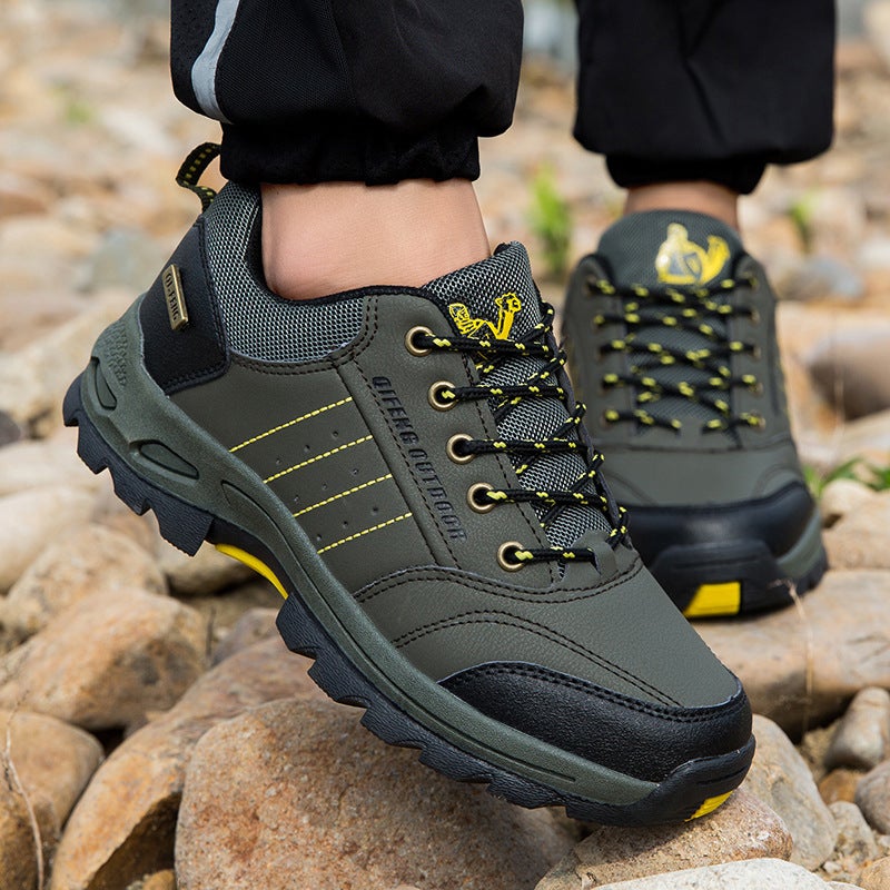 Casual Sports Men'S Shoes Travel Shoes Mountaineering Shoes For Plus Size Elderly Winter Fleece-Lined Warm Dad Outdoor Cotton Shoes - Image 2