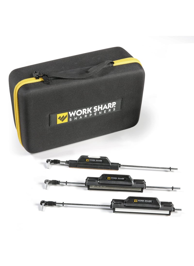 Work Sharp Upgrade Kit for Precision Adjust Knife Sharpener Set of 7 Abrasives and Carry Case 