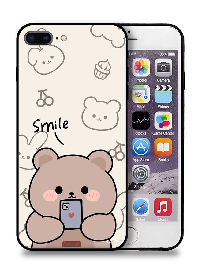 Tolwak Apple iPhone 7 Plus Protective Case Smile Bear Art - Image 1