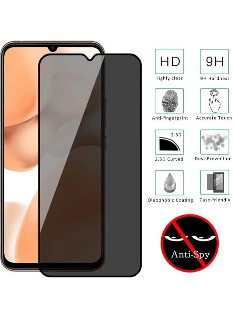 MIGOFAST Samsung Galaxy A53 5G Front Screen Privacy Screen Protector Anti-Spy Tempered Glass Film 9H Hardness Scratch Resistant Bubble Free Glass Screen Protector - Image 1