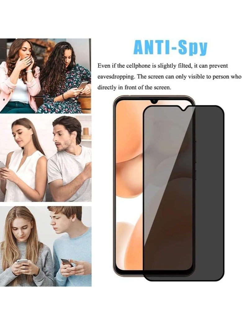 MIGOFAST Samsung Galaxy A53 5G Front Screen Privacy Screen Protector Anti-Spy Tempered Glass Film 9H Hardness Scratch Resistant Bubble Free Glass Screen Protector - Image 3
