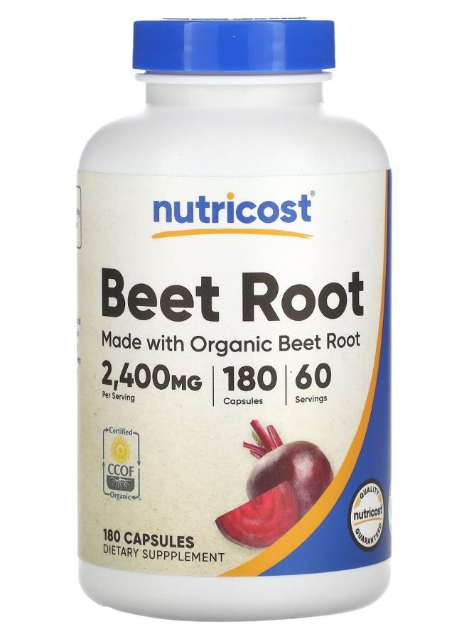 Nutricost Beet Root 2400 mg 180 Capsules (800 mg per Capsule)
