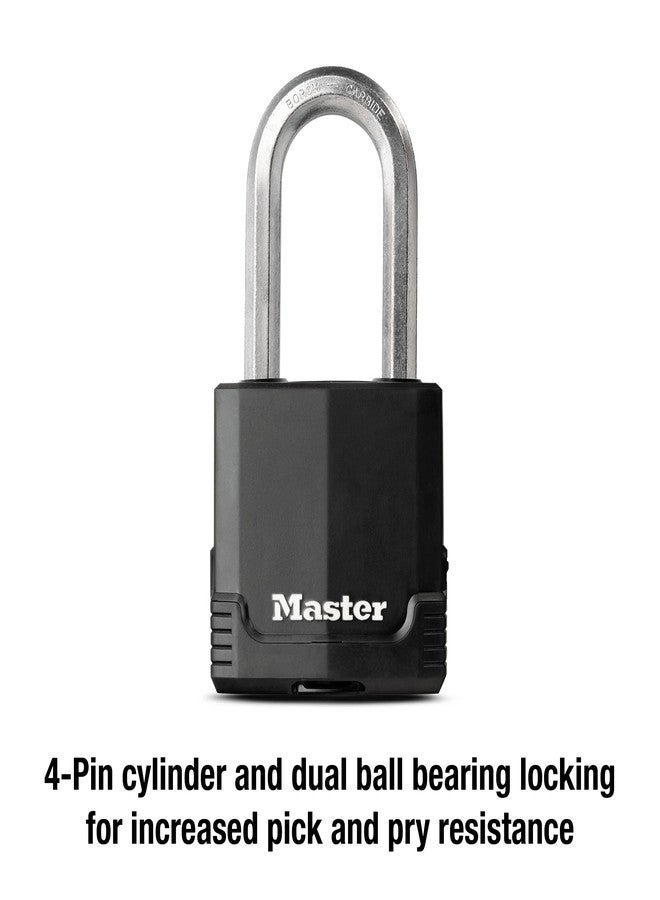 ماستر لوك قفل ماغنوم عالي التحمل M515XDLH من ماستر لوك مع مفتاح، عبوة واحدة - Image 4