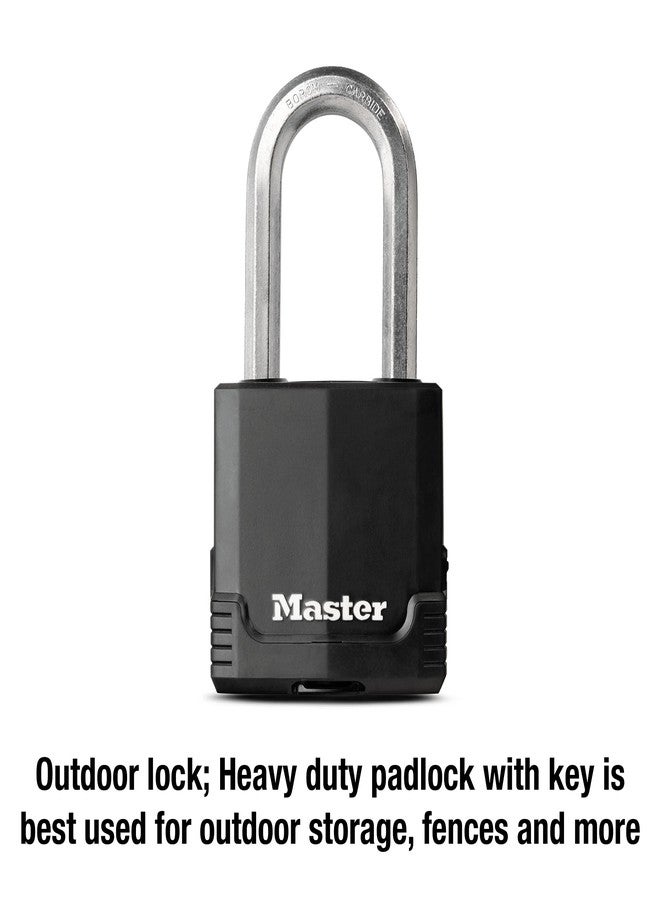 ماستر لوك قفل ماغنوم عالي التحمل M515XDLH من ماستر لوك مع مفتاح، عبوة واحدة - Image 2