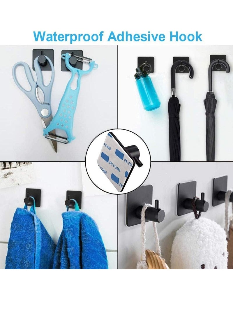 5 PCS Bathroom Hardware Set SUS304 Stainless Steel-Towel Rack Set Include Lengthen Hand Towel Bar+Toilet Paper Holder+3 Robe Towel Hooks Bathroom Accessories Towel Bar Set(Bronze,24IN) - Image 5