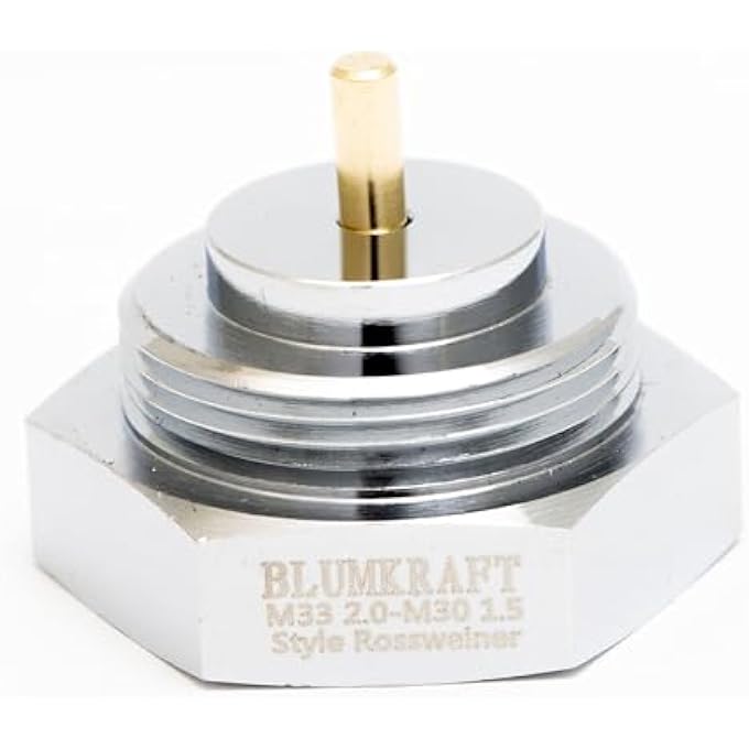 ROSSWEINER M33X2 TO M30 X 1.5 THERMOSTAT/THERMOSTATIC HEAD ADAPTOR M30 X 1.5 MALE (PACK OF 2)