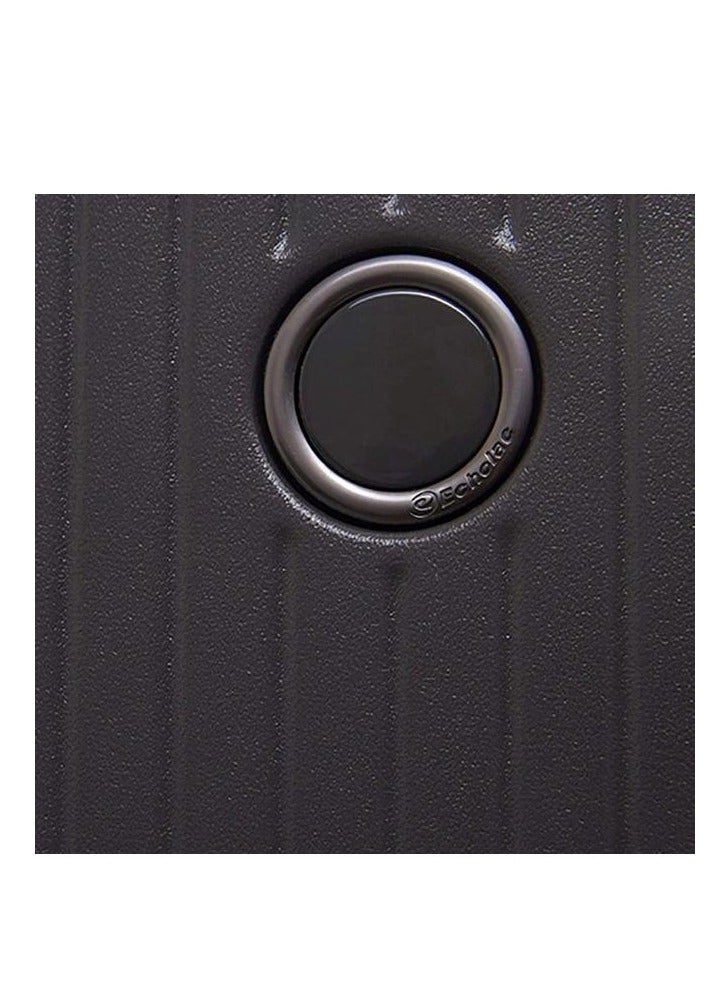 Echolac Shogun 79cm 4 Double Wheel Check-In Luggage Trolley Black - Image 4