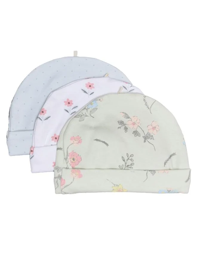 Babies & More Babies & More Newborn Girls Multicolor Cap