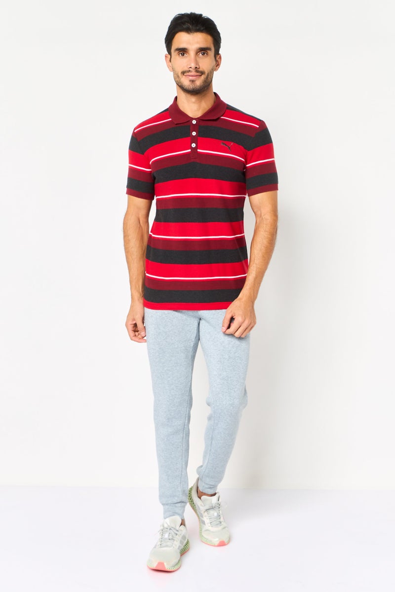 PUMA Men Slim Fit Short Sleeve Outdoor Polo Shirt, Multicolor - Image 4