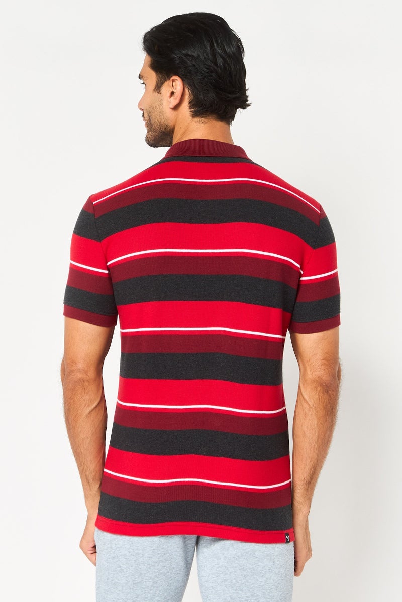 PUMA Men Slim Fit Short Sleeve Outdoor Polo Shirt, Multicolor - Image 2