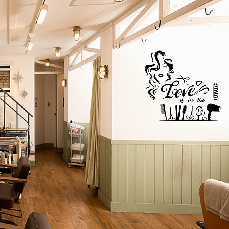 BPA Hair Salon Wall Stickers - DIY Vinyl Decals - Image 1