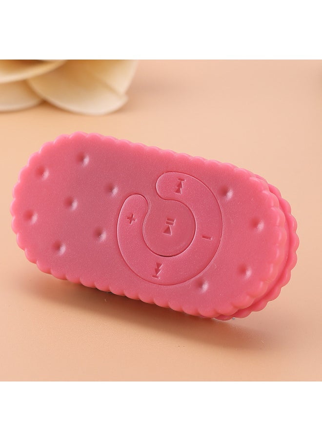 Hot Sale With Memory Card Boxed Student Mini Clip Sports Card MP3 Cookies Cartoon Song MP3-Body Color:Strawberry-Memory Capacity:Host + Packaging Box, Charging Cable, Headphones - Image 1