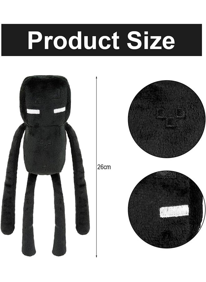 26cm Enderman Stuffed Doll, Soft Enderman Plush Toy, Cute Kids Gift, Collectible Gaming Character - Image 3