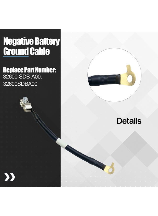KMBNTU 32600-SDB-A00 Negative Battery Ground Cable Fit for Honda Accord DX EX LX SE Sedan Coupe 2003-2007 Replace 32600SDBA00 - Image 2