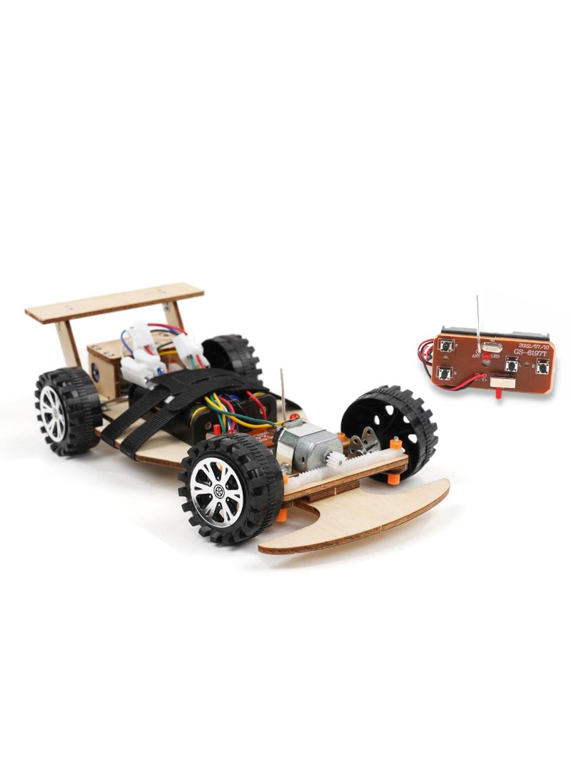 Pica Toys Pica Toys Wireless Remote Control Car Kit F1, Science Project Kit for Kids/Students/Education, STEM Project Model Car Kits to Build, Ideal Choice for Family and School  - Image 1