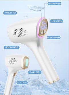 Tornado Keratiner Hair Removal for Women and Men, Freezing point hair removal device IPL Hair Removal 999,999 Flashes Permanent Hair Removal Device for Facial Facial Legs Arms Whole Body Use at-Home  - Image 2