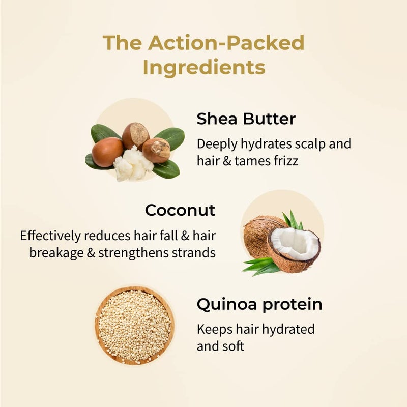 Vedix Ayurvedic Hair Mask For Hair Growth Customized Pratida Shine Rebound Hydrating Hair Mask For Coloured  Chemically Treated Hair With Shea Butter  Coconut  Quinoa Protein  200 Gram - Image 3
