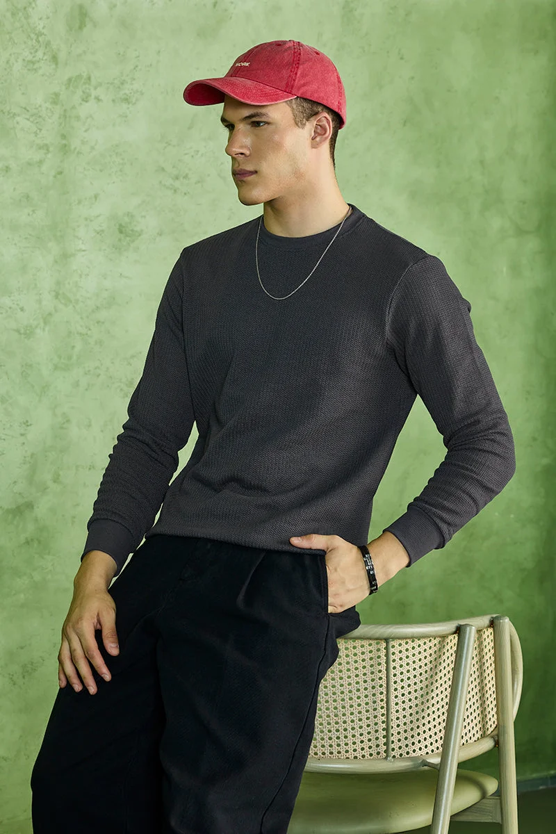 SNITCH كنزة صوفية بقصة عادية