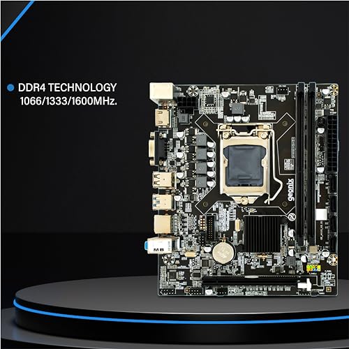 Geonix GX-H61 DDR3 Motherboard | 2.0 USB | Support M.2 and NVMe SSD | LGA 1155 Support Intel 2nd and 3rd Gen CPU | DDR3 RAM | 3 Years Warranty - Image 5