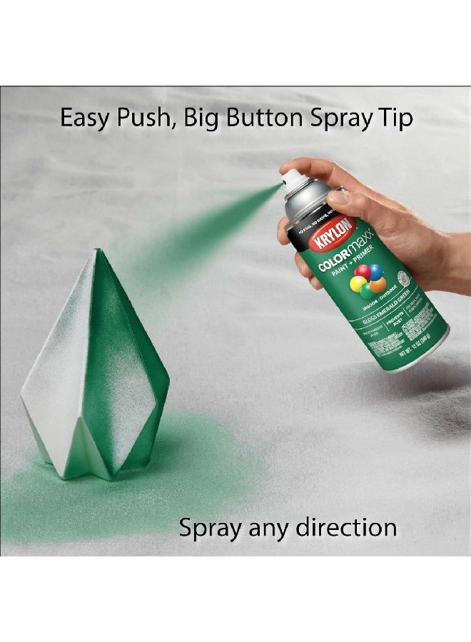 كرايلون هو نوع من أنواع ألوان الرش يستخدم في الأماكن الداخلية والخارجية بلون الزمرد الأخضر ويأتي بحجم 12 أونصة K05517007 - Image 3