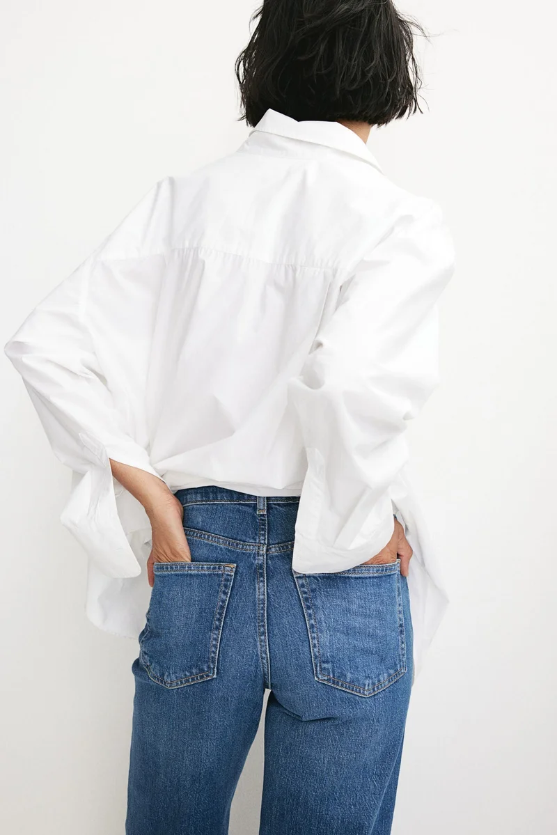 H&M Wide High Jeans