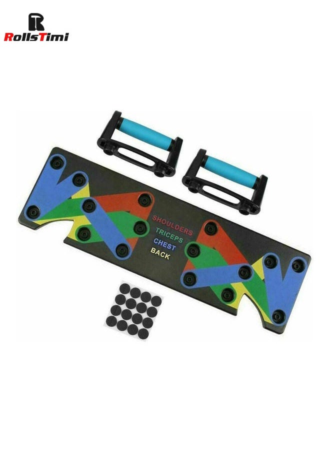 RollsTimi  Push-up Board Fitness System Comprehensive Training 60x6x19cm  - Image 1