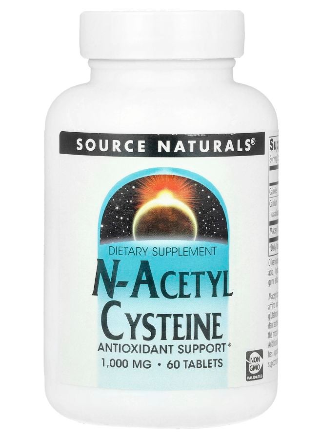 Source Naturals NAcetyl Cysteine 1000 mg 60 Tablets