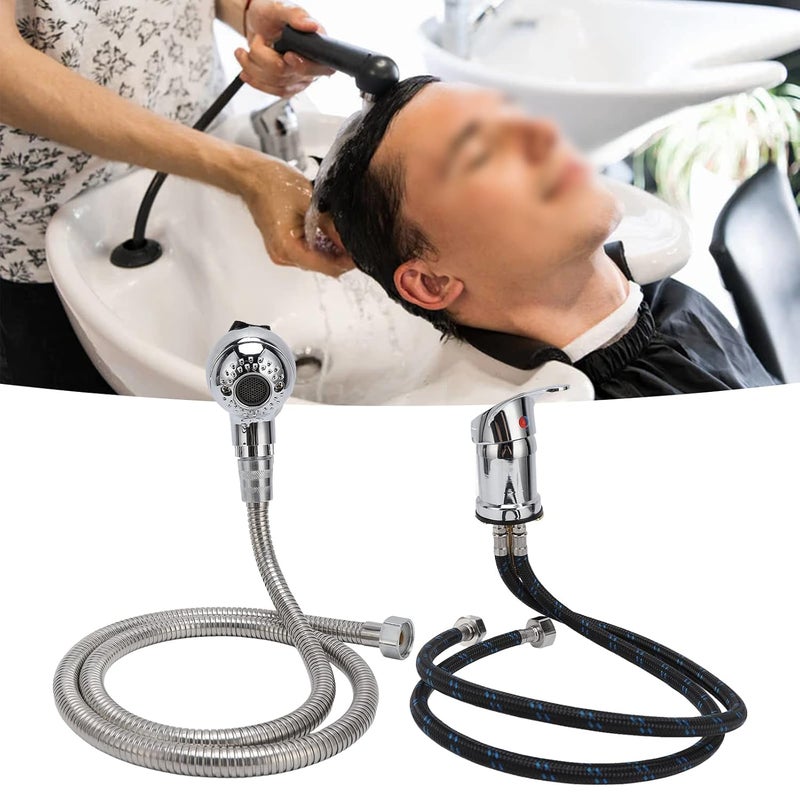 klarako Basin Faucet Shower Head Wash Hair Tap, Salon Shampoo Bowl Faucet and Sprayer Kit for Shampoo Bed Bowl or Backwash Unit, Shampoo Bed Faucet, Hose Basin Faucet Shower Head for Home and Hair Salon - Image 4
