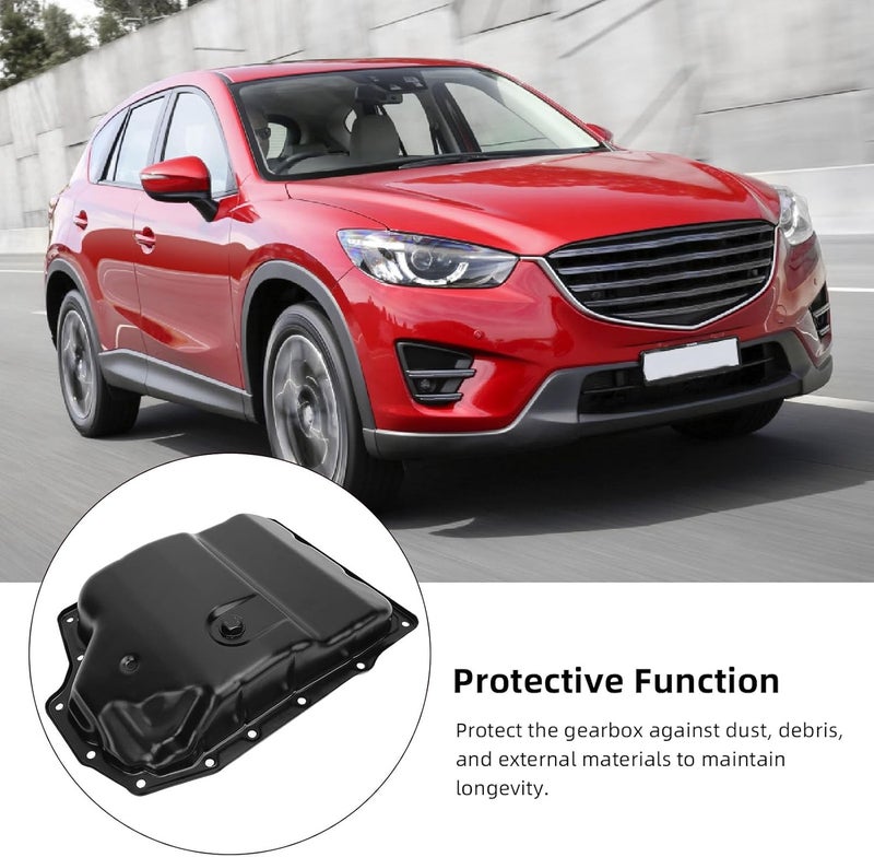 خيارات شراء سريعة وعاء زيت ناقل الحركة عالي الأداء، صلابة معززة، متوافق مع 3 6 CX-3 CX-5 CX-9 L4، العناية بالمحرك والأجزاء السفلية، FZ012151XA - Image 2
