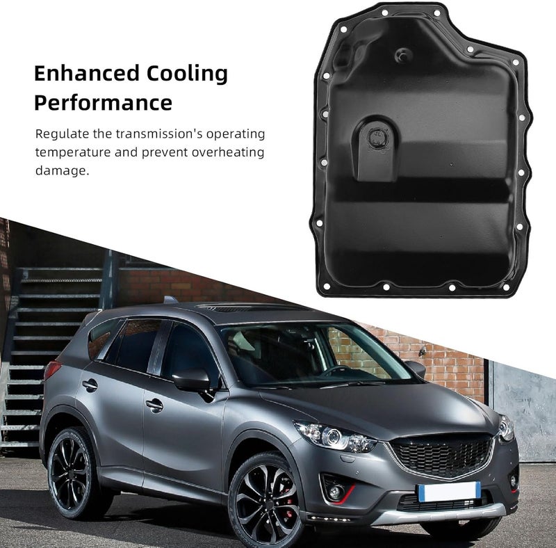 خيارات شراء سريعة وعاء زيت ناقل الحركة عالي الأداء، صلابة معززة، متوافق مع 3 6 CX-3 CX-5 CX-9 L4، العناية بالمحرك والأجزاء السفلية، FZ012151XA - Image 3