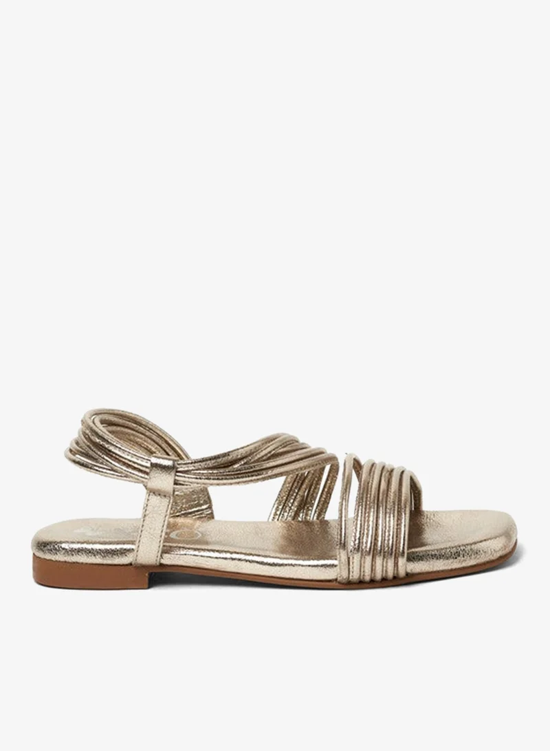 Y.so Women's Flat Slingback Sandals – Slip-On Comfort with Backstrap Support