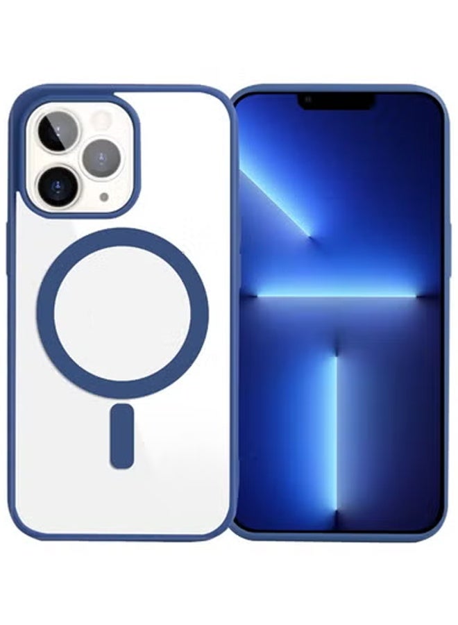 Clear Magnetic Slim Case for 6.7-Inch Smartphone – Ultra-Thin Shockproof Transparent Cover with Anti-Yellow Coating, Mag Ring Compatible for Wireless Charging, Protective Bumper Edges  - Image 1