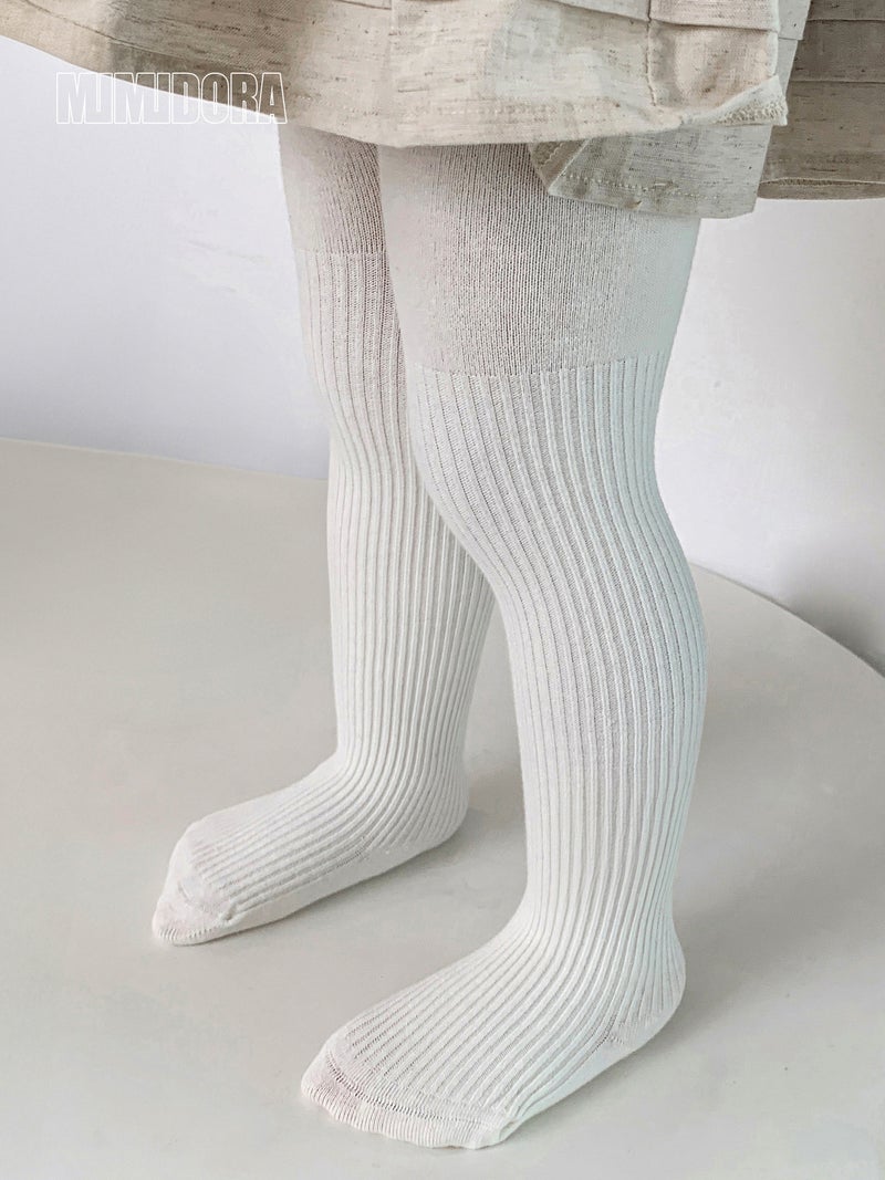 Children'S Pantyhose New Baby Combed Cotton Double Needle Leggings Girls' Jumpsuit Leggings Pantyhose - Image 2