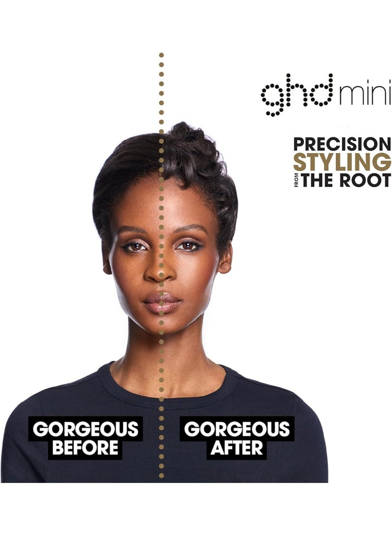 ghd Mini - Slim Plate Hair Straighteners - Black, 40% Slimmer Plates for Precision Styling from The Root, Designed for Short Hair, Fringes and Bobs, 50% More Shine - Image 2