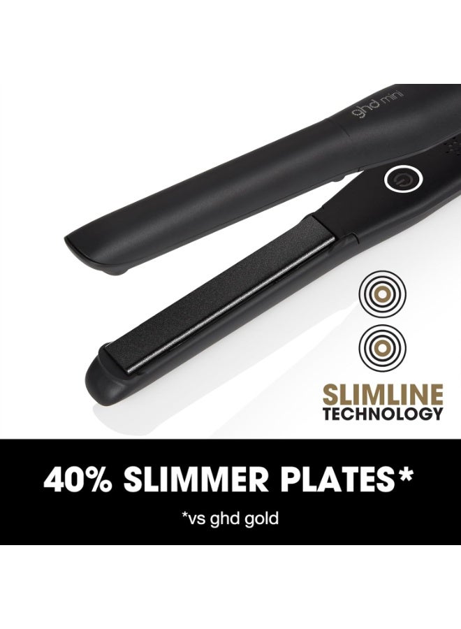 ghd Mini - Slim Plate Hair Straighteners - Black, 40% Slimmer Plates for Precision Styling from The Root, Designed for Short Hair, Fringes and Bobs, 50% More Shine - Image 3